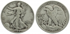 USA 1/2 Dollar 1945 o. Mzz. - Walking Liberty